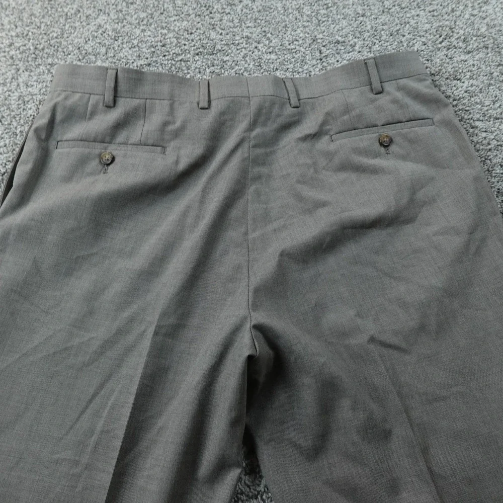Ralph Lauren Pants Mens 38X32 Gray Slim Fit Chino Dress Slacks Trouser Stretch